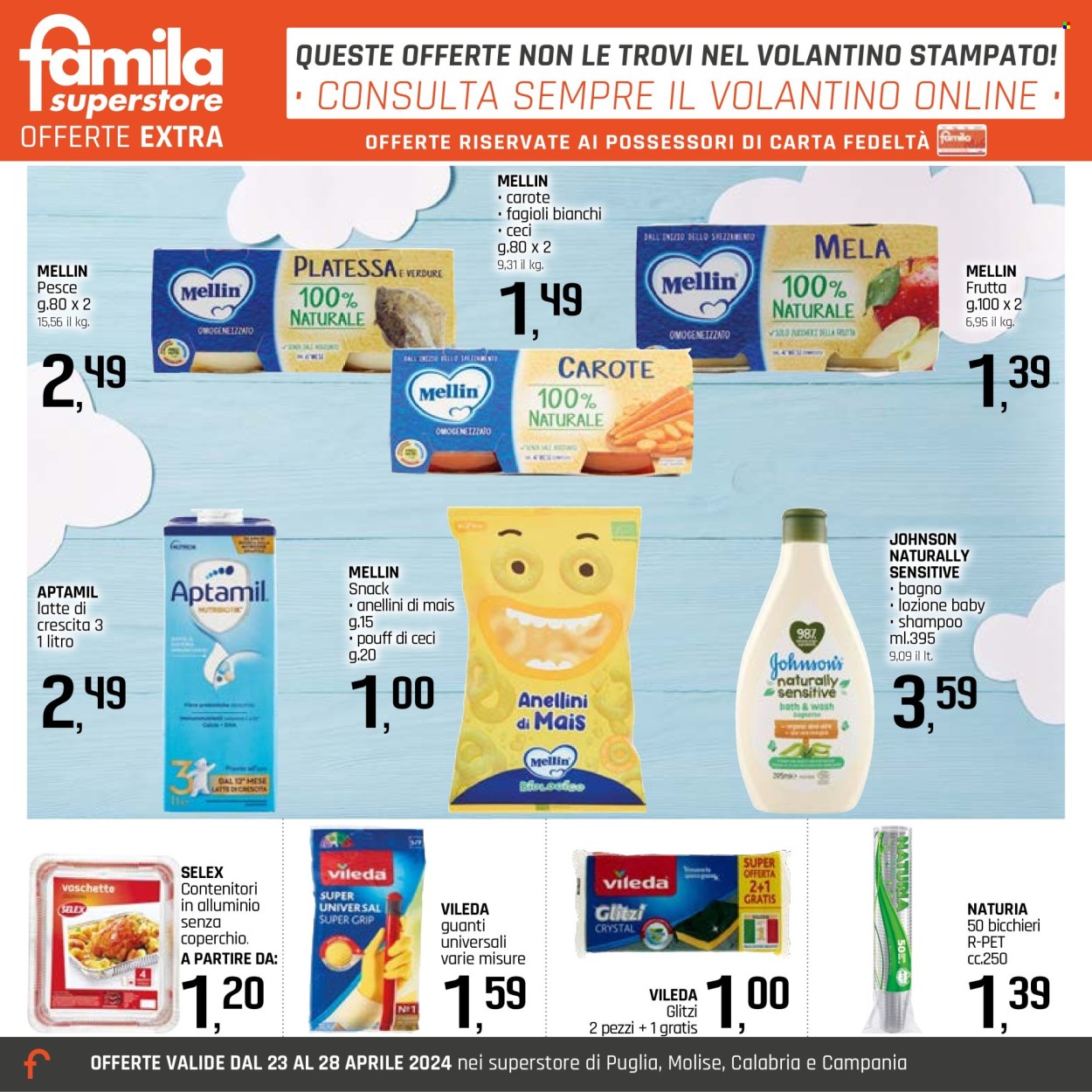 Volantino Famila - 23/4/2024 - 28/4/2024. Pagina 25