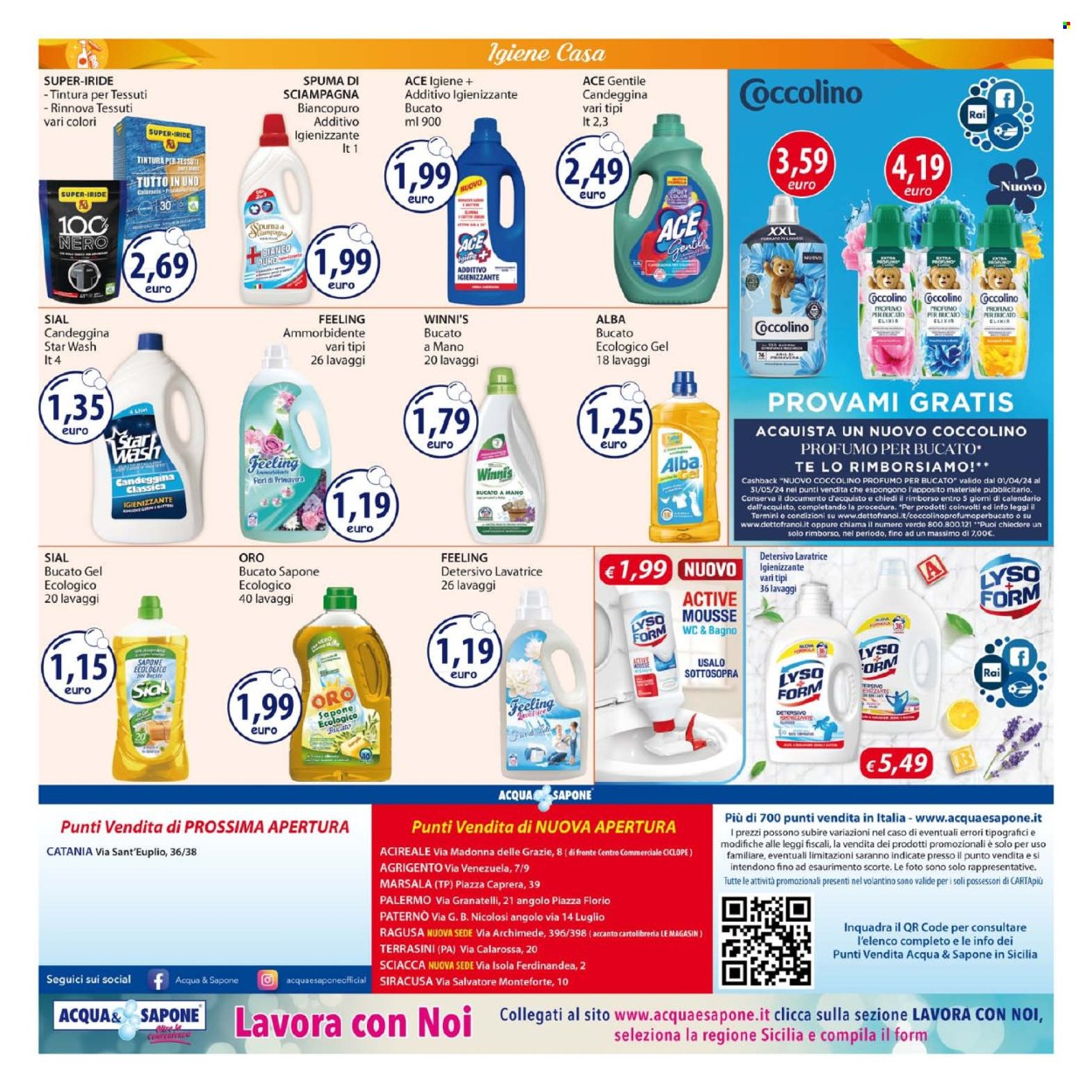Volantino Acqua & Sapone - 22/4/2024 - 5/5/2024. Pagina 20