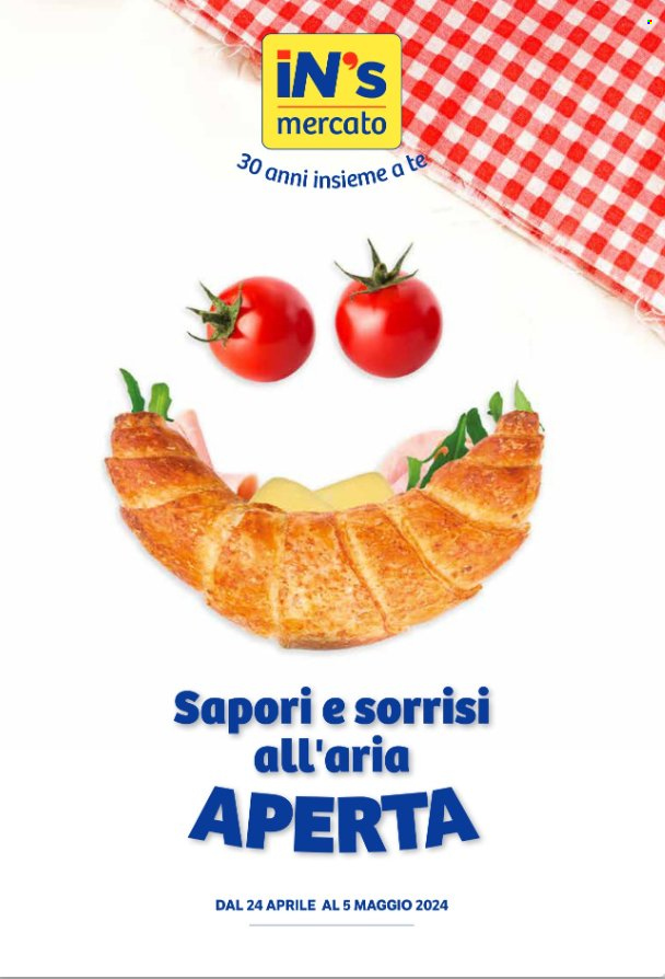 Leták iN's Mercato - 24.4.2024 - 5.5.2024. Strana 1