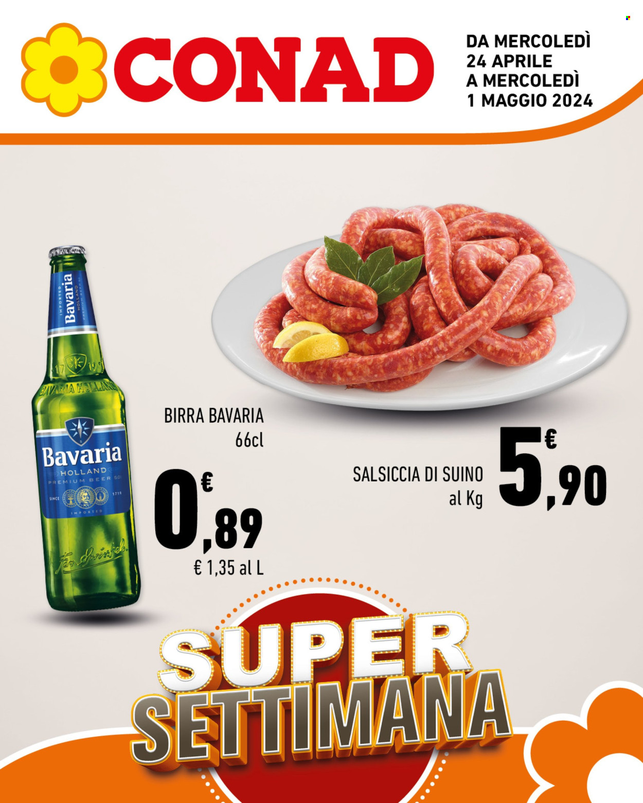 Leták Conad - 24.4.2024 - 1.5.2024. Strana 1