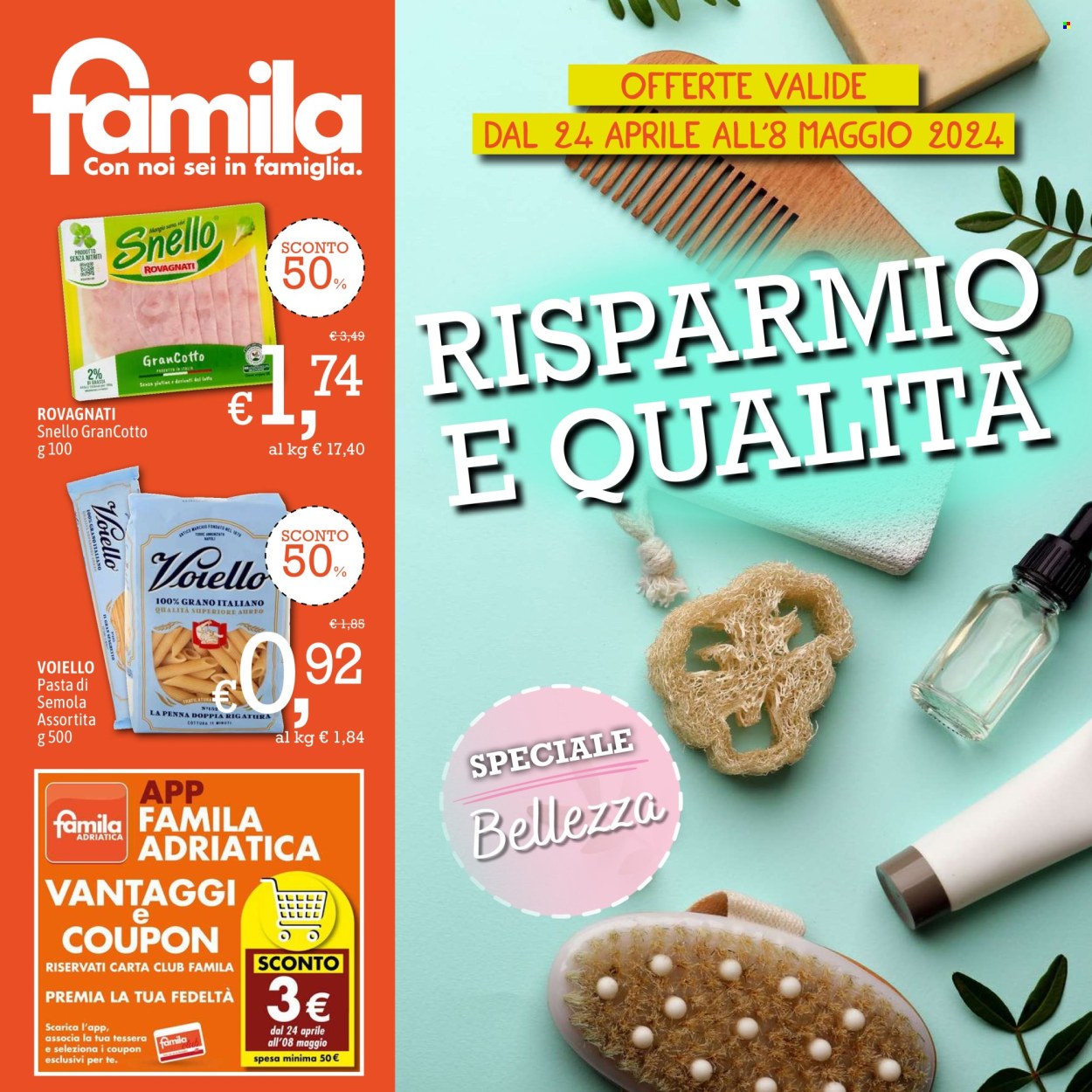 Volantino Famila - 24/4/2024 - 8/5/2024. Pagina 1
