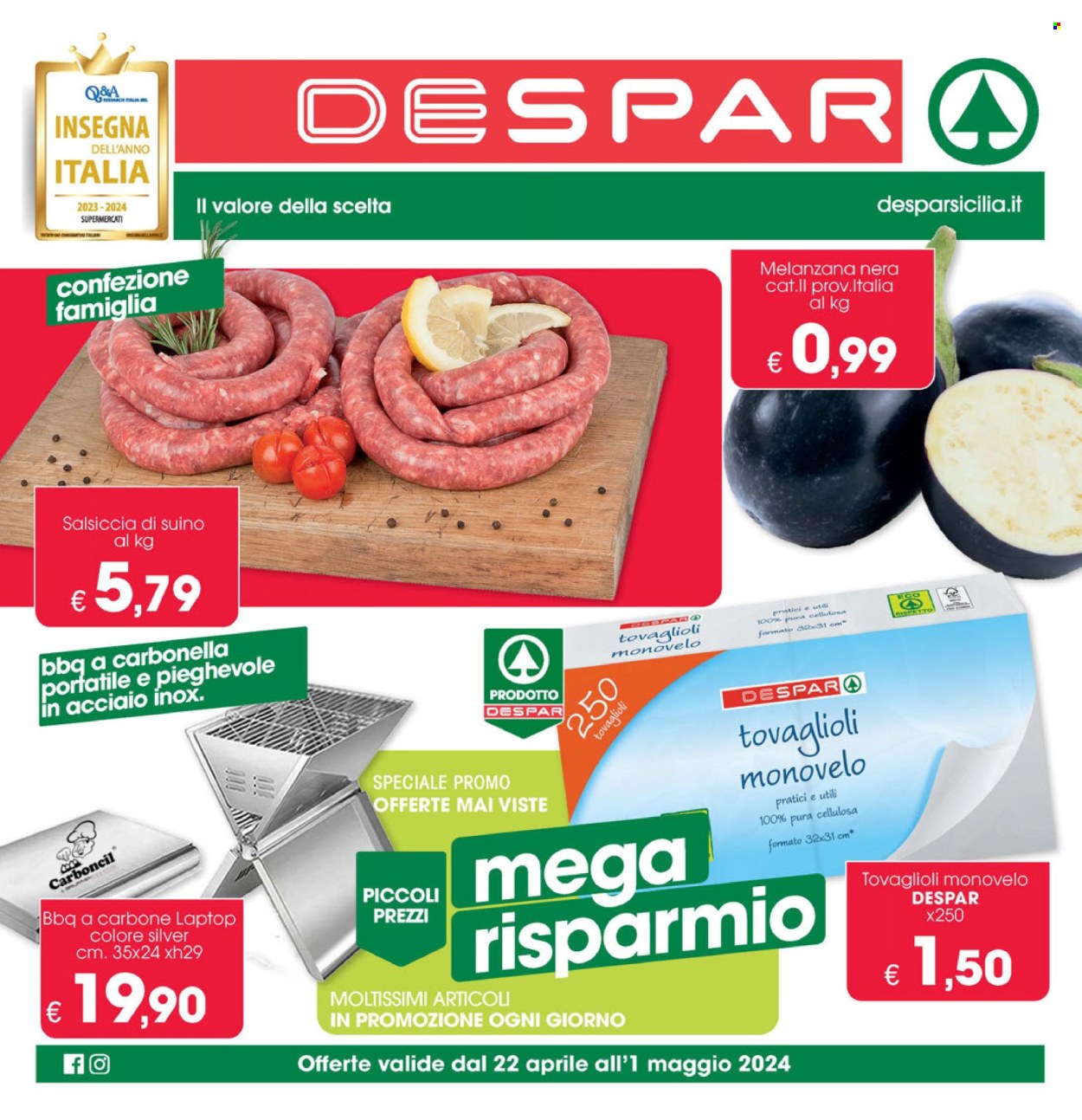 Volantino Despar - 22/4/2024 - 1/5/2024. Pagina 16