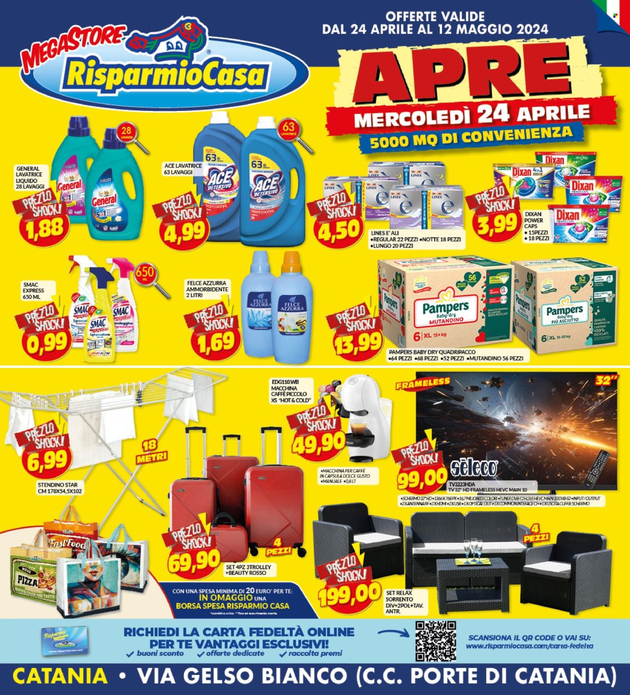 Volantino Risparmio Casa Megastore - 24/4/2024 - 12/5/2024. Pagina 1