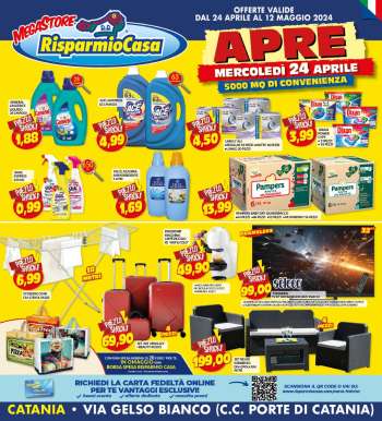Volantino Risparmio Casa Megastore - 24/4/2024 - 12/5/2024.