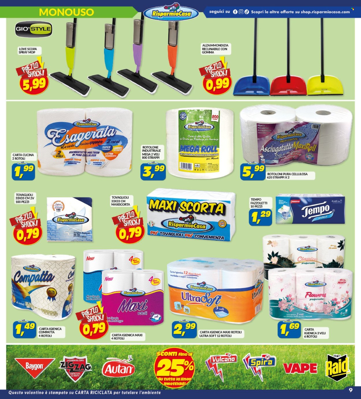 Volantino Risparmio Casa Megastore - 24/4/2024 - 12/5/2024. Pagina 9
