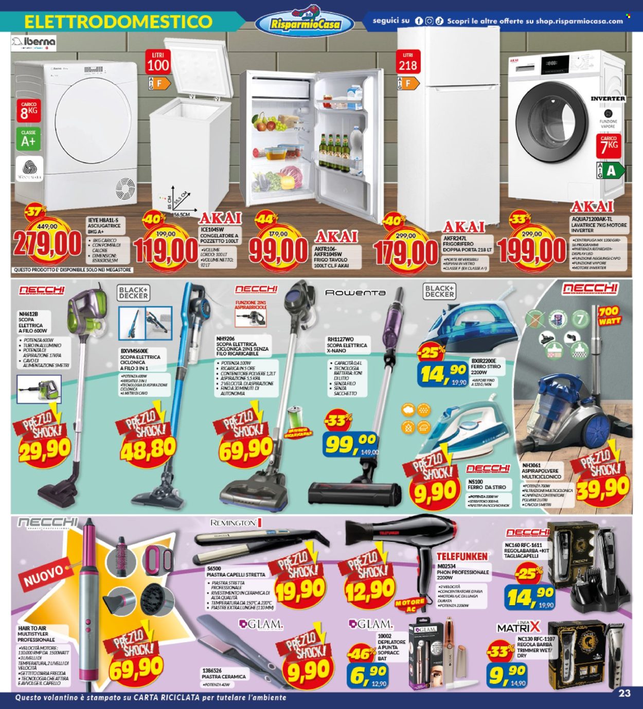 Volantino Risparmio Casa Megastore - 24/4/2024 - 12/5/2024. Pagina 23