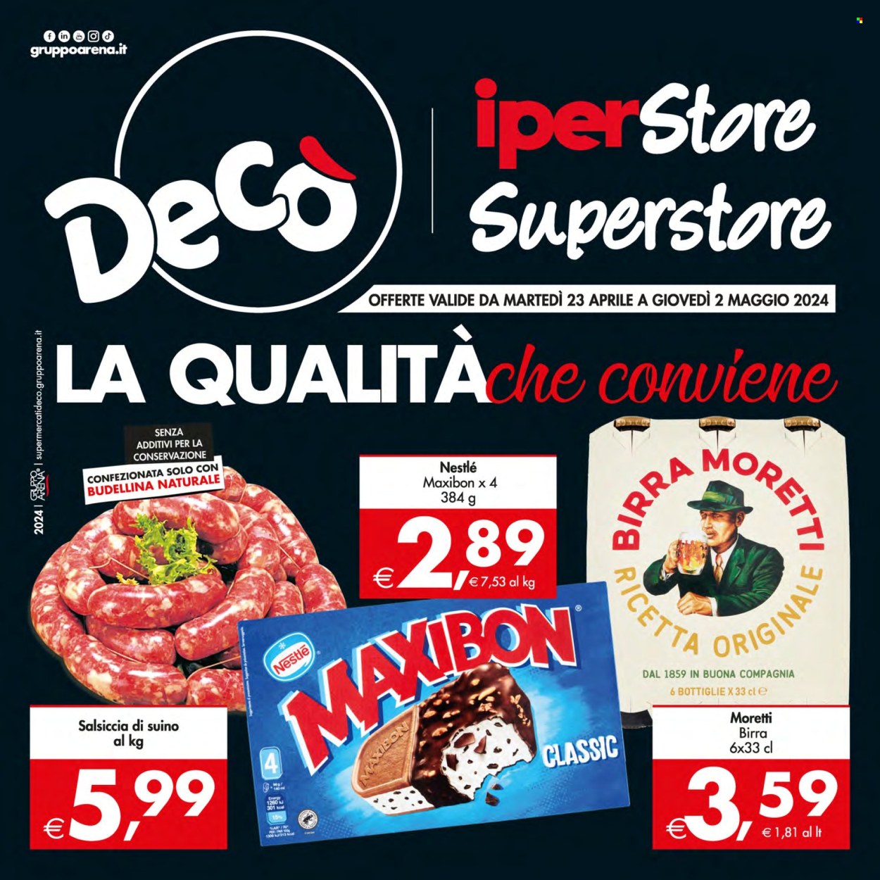 Volantino Deco - 23/4/2024 - 2/5/2024. Pagina 1