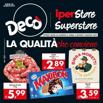 Volantino Deco - 23/4/2024 - 2/5/2024.