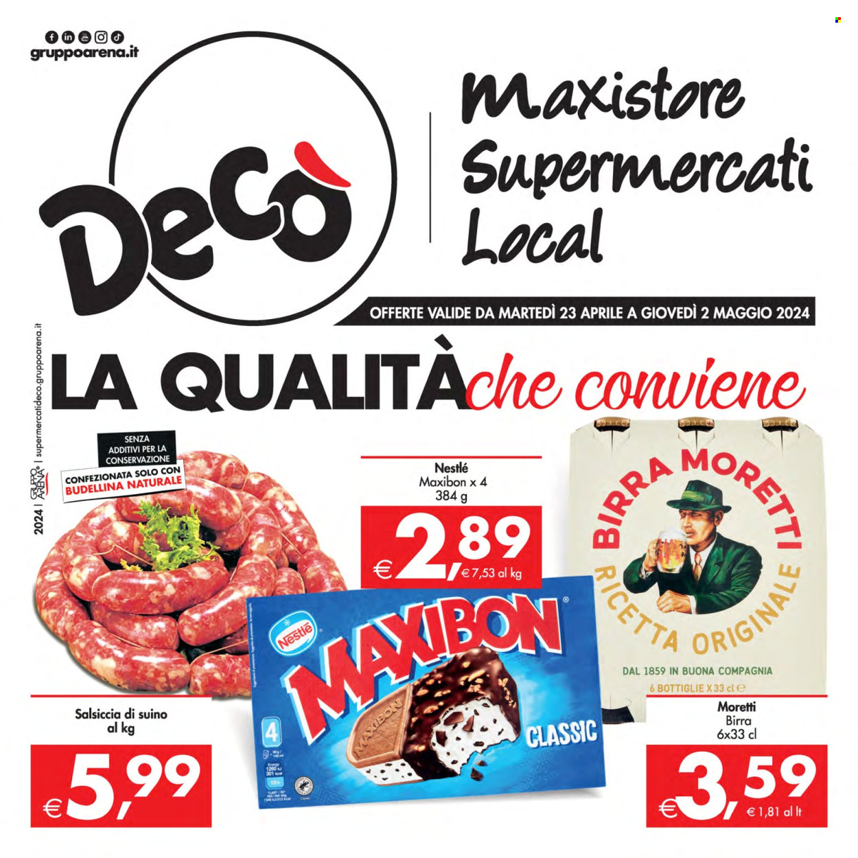 Volantino Deco - 23/4/2024 - 2/5/2024. Pagina 1