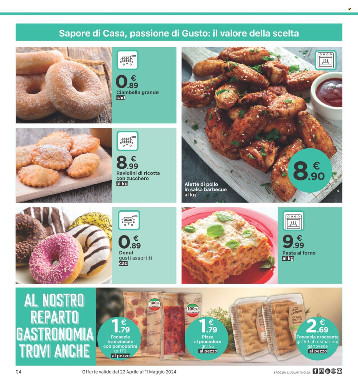 Volantino Eurospar - 22/4/2024 - 1/5/2024. Pagina 4