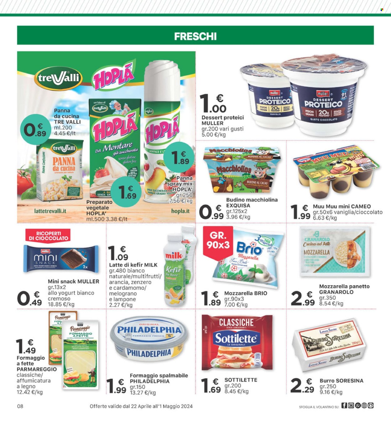 Volantino Eurospar - 22/4/2024 - 1/5/2024. Pagina 8