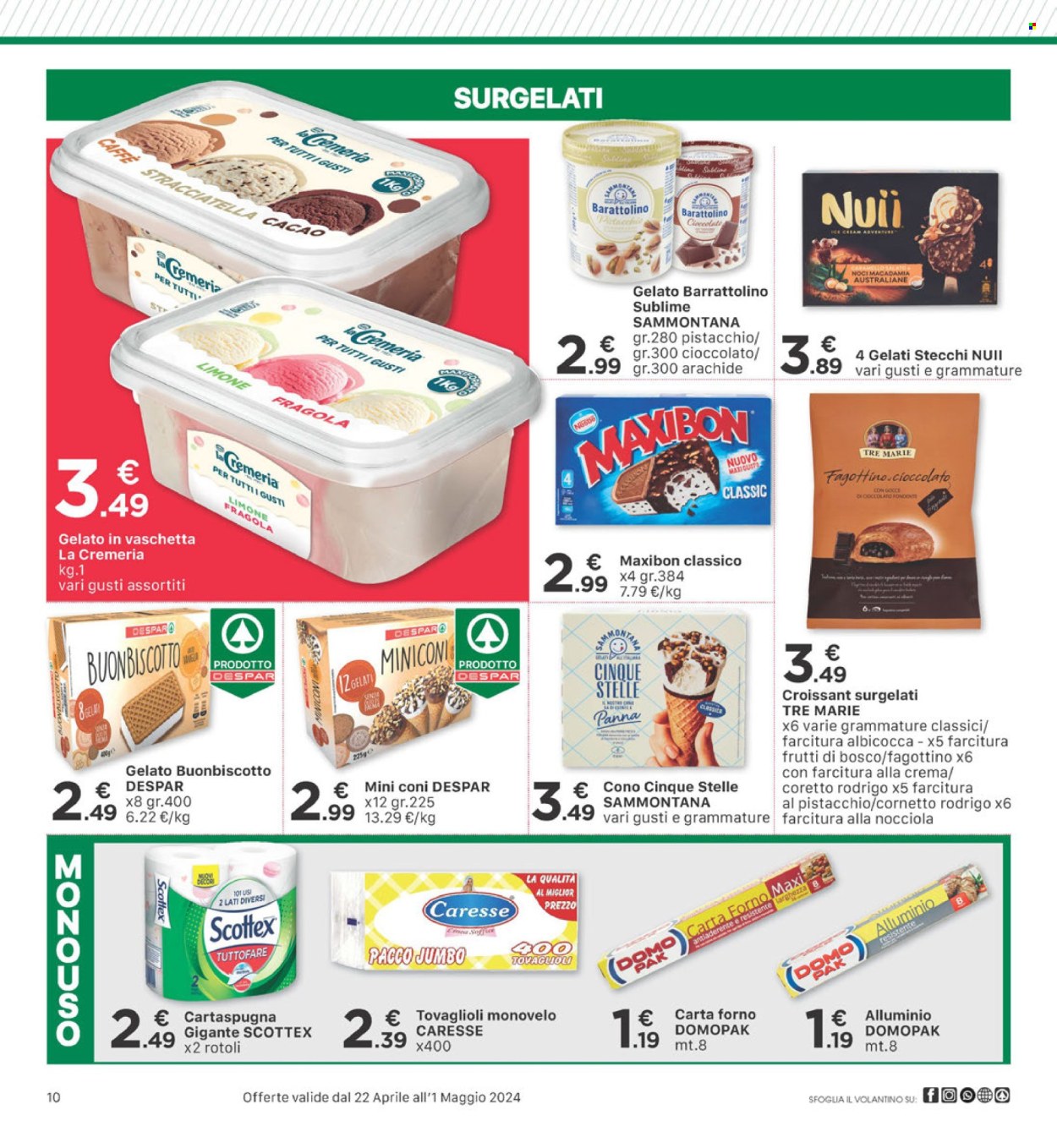 Volantino Eurospar - 22/4/2024 - 1/5/2024. Pagina 10