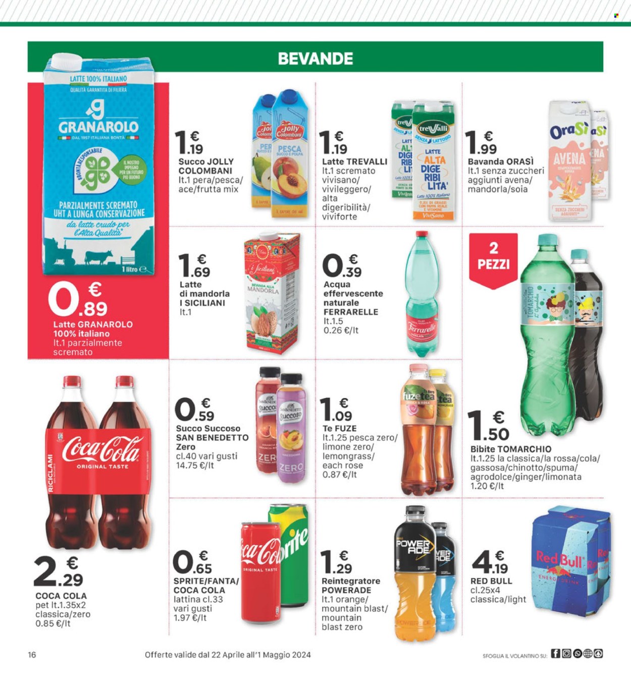 Volantino Eurospar - 22/4/2024 - 1/5/2024. Pagina 16