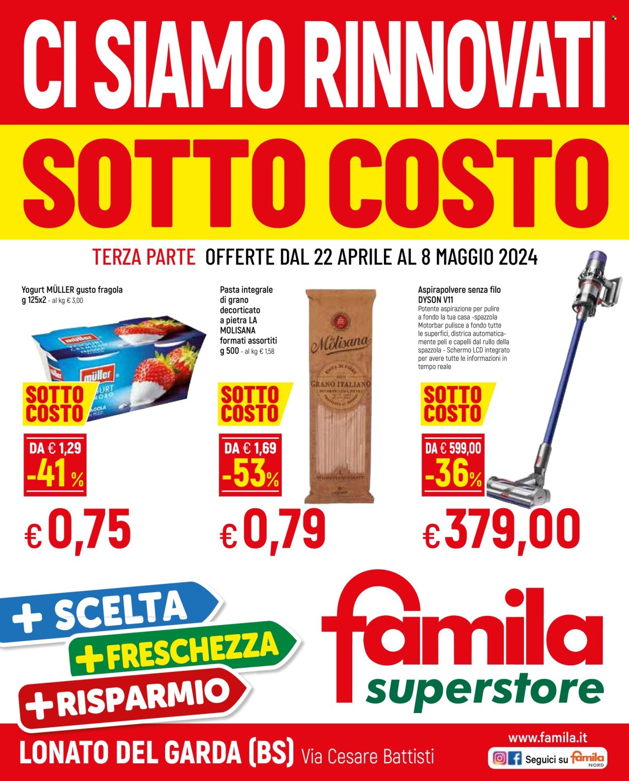 Volantino Famila - 22/4/2024 - 8/5/2024. Pagina 1