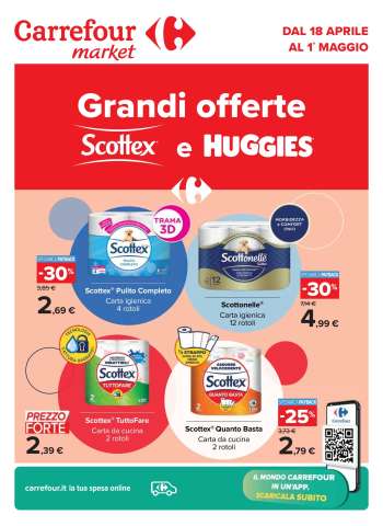 Volantino Carrefour - 18/4/2024 - 1/5/2024.