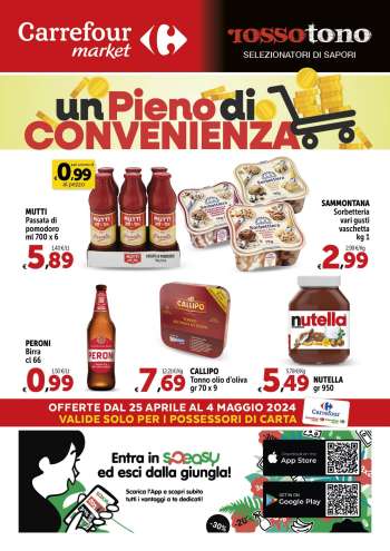 Volantino Carrefour - 25/4/2024 - 4/5/2024.
