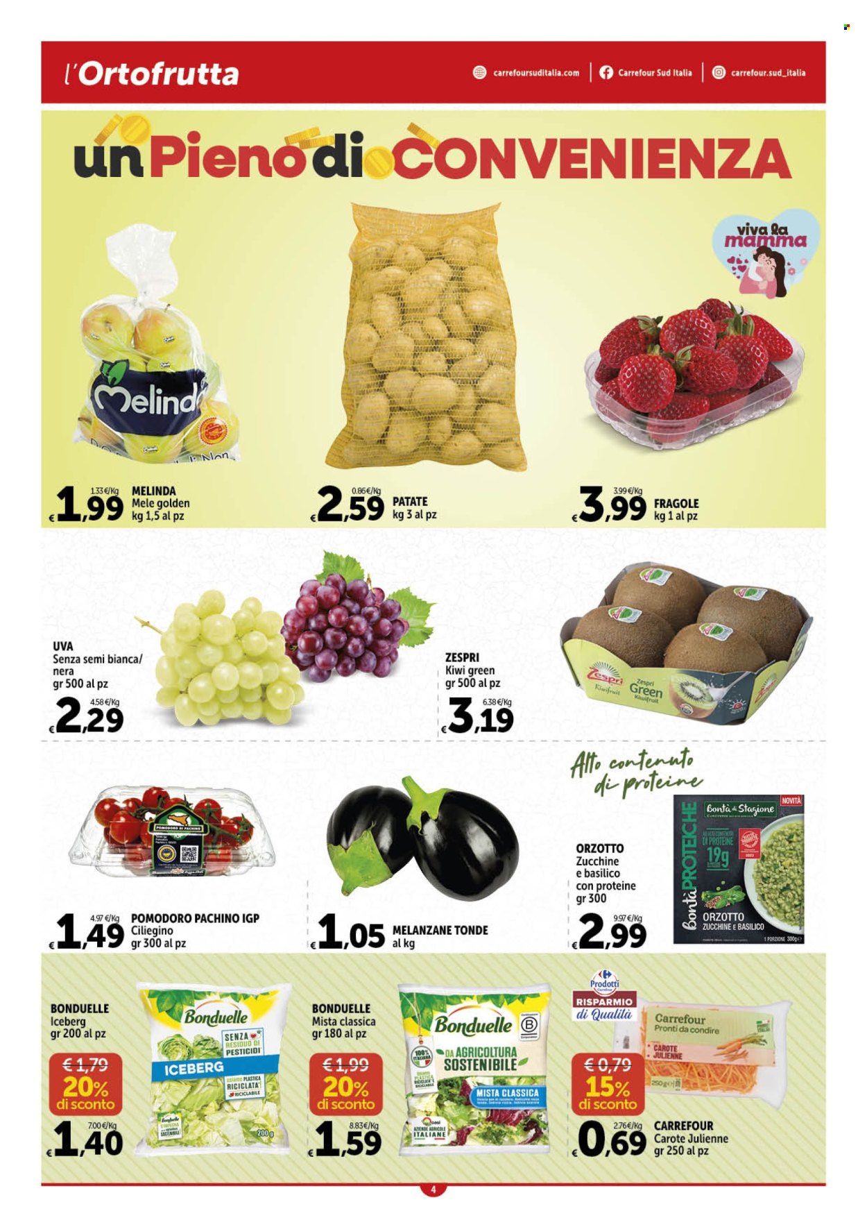 Volantino Carrefour - 25/4/2024 - 4/5/2024. Pagina 4