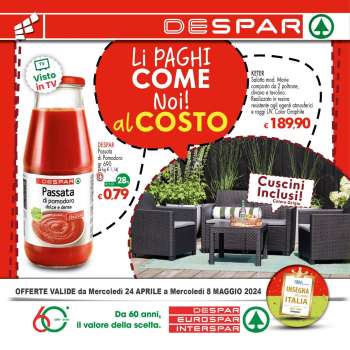 Volantino Despar - 24/4/2024 - 8/5/2024.