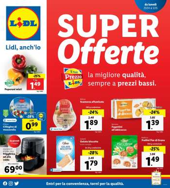 Volantino Lidl - 29/4/2024 - 5/5/2024.