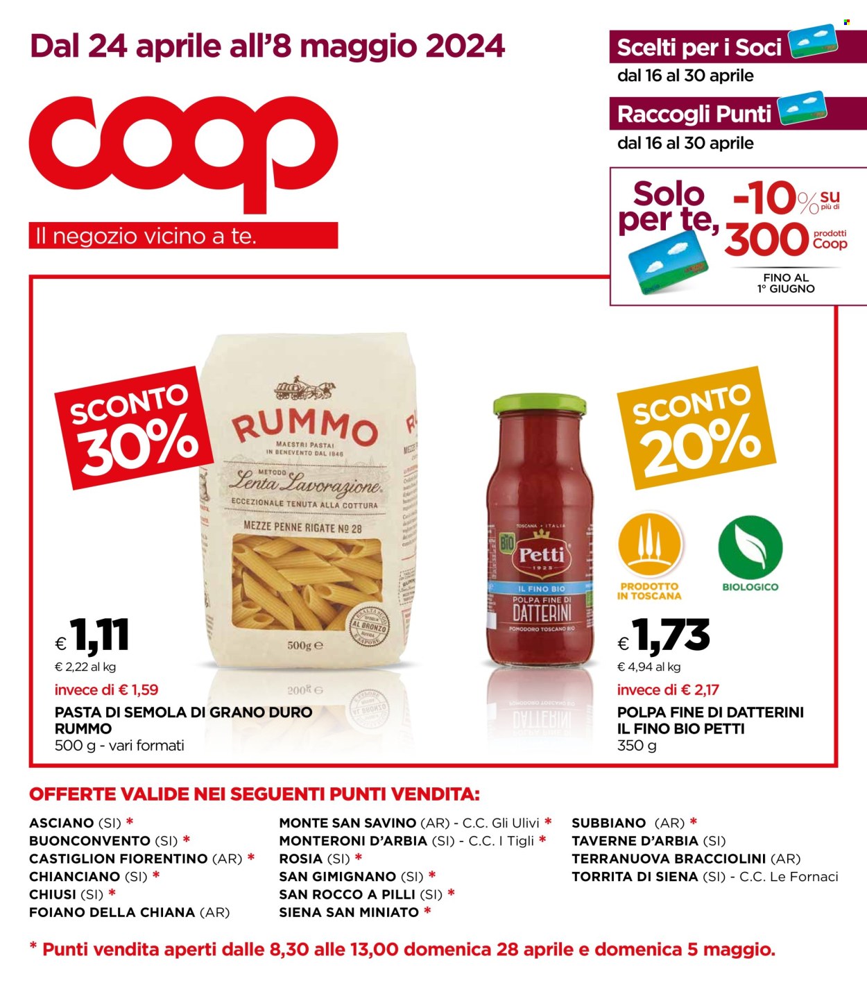 Volantino Coop - 23/4/2024 - 7/5/2024. Pagina 1