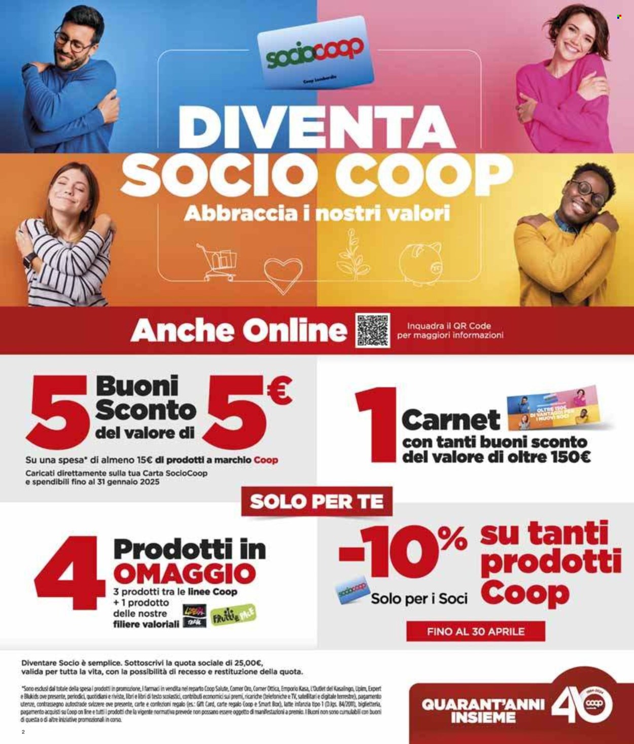Volantino Coop - 25/4/2024 - 1/5/2024. Pagina 2