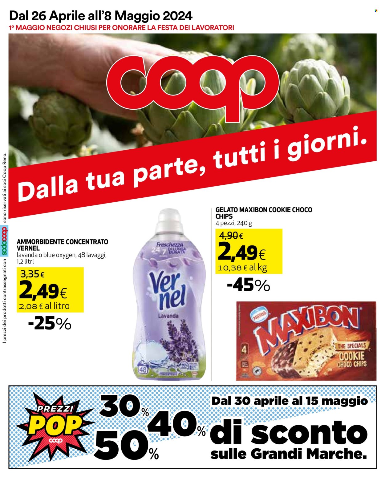 Volantino Coop - 26/4/2024 - 8/5/2024. Pagina 1