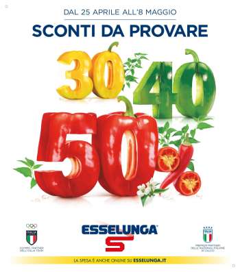 Volantino Esselunga - 25/4/2024 - 8/5/2024.