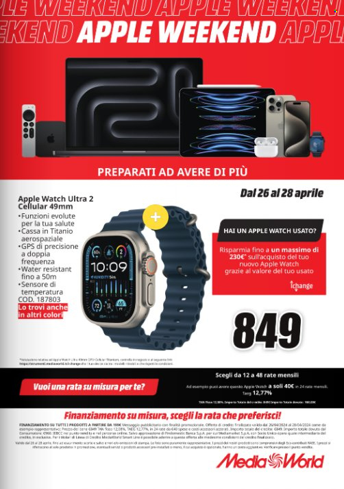 Volantino MediaWorld - 26/4/2024 - 28/4/2024. Pagina 5
