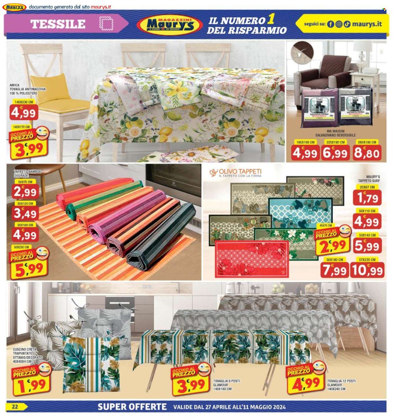 Volantino Maury's - 27/4/2024 - 11/5/2024. Pagina 22