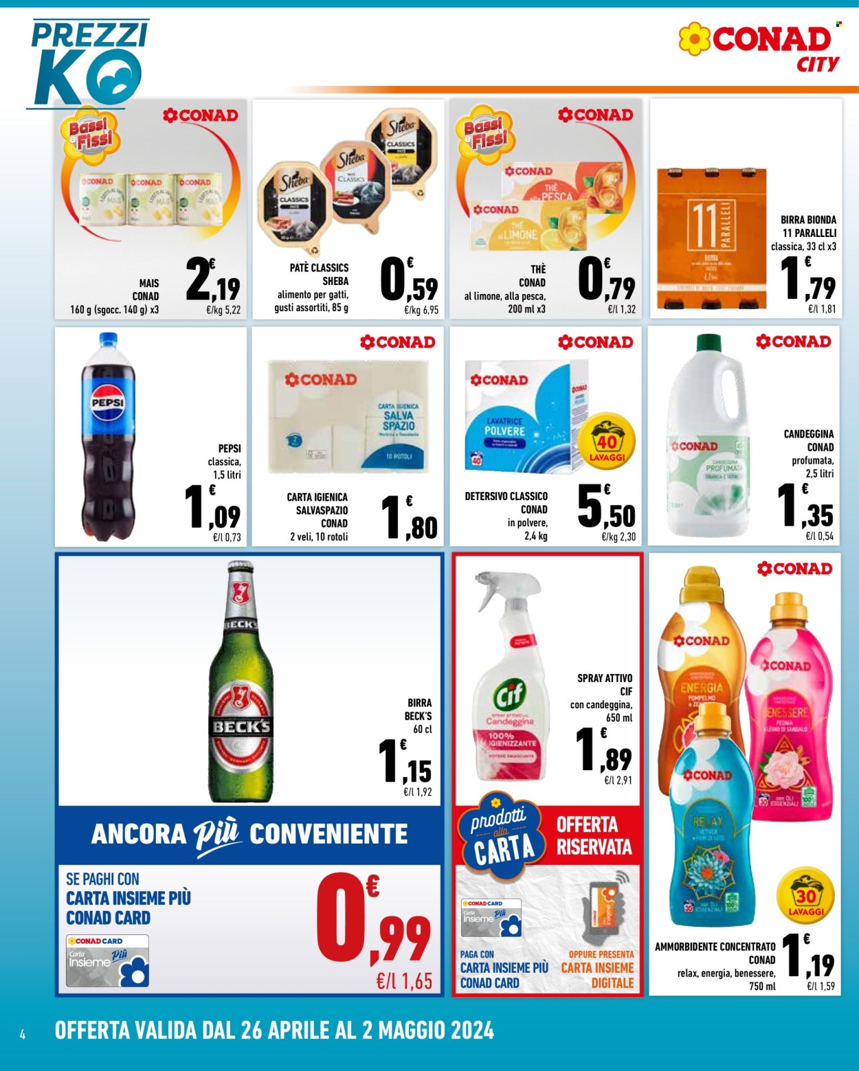 Volantino Conad City - 26/4/2024 - 2/5/2024. Pagina 4