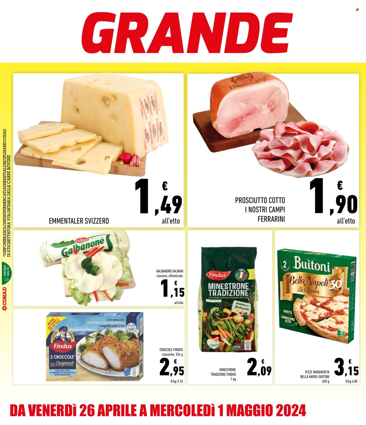 Leták Conad - 26.4.2024 - 1.5.2024. Strana 2