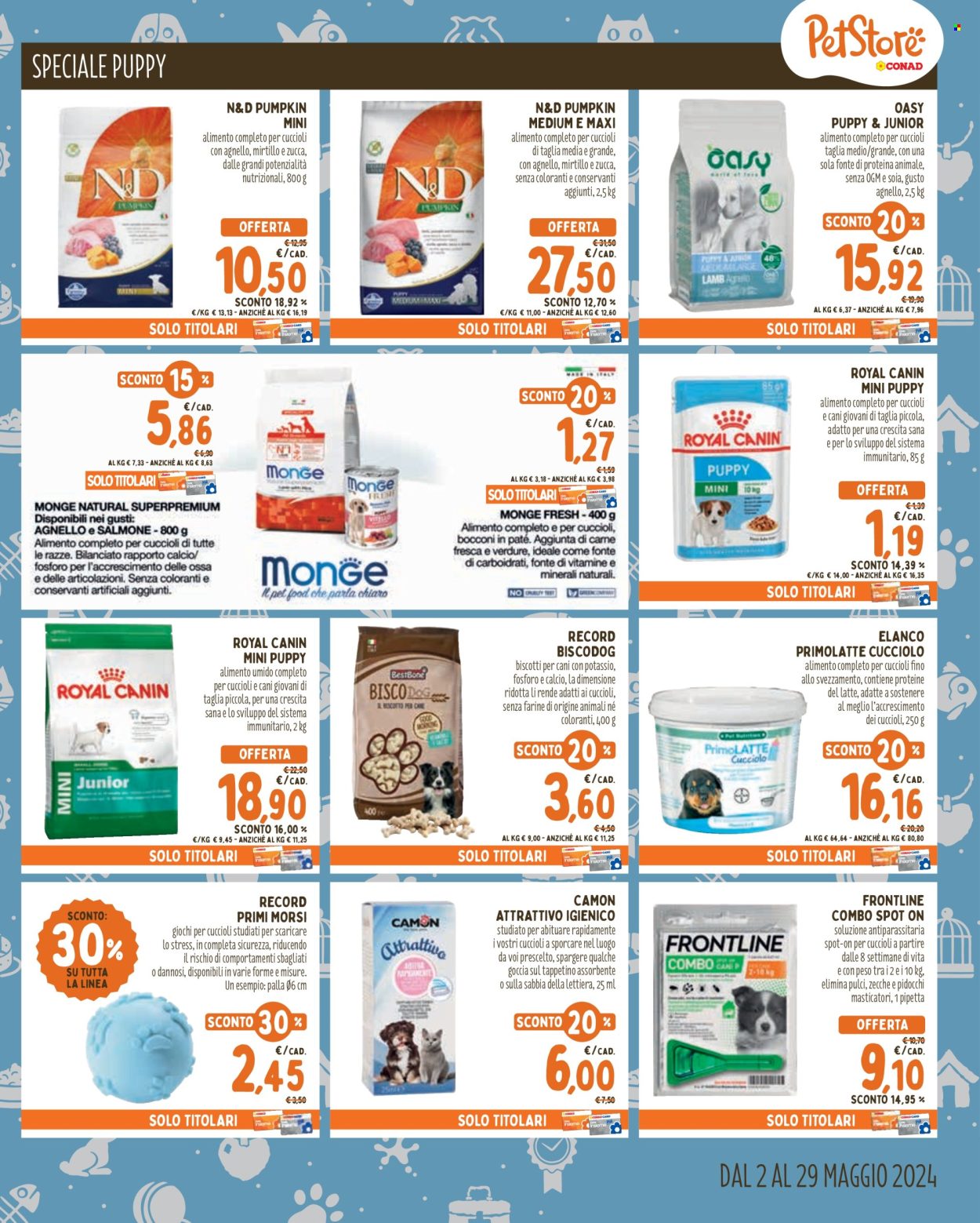Volantino Pet Store Conad - 2/5/2024 - 29/5/2024. Pagina 3