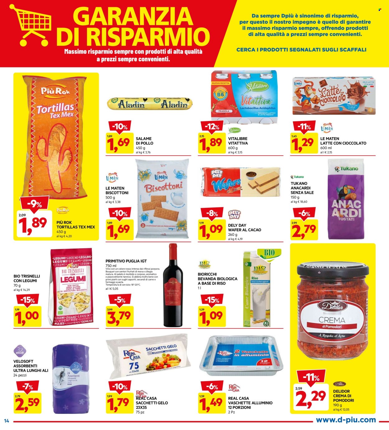 Volantino Dpiù - 29/4/2024 - 12/5/2024. Pagina 14