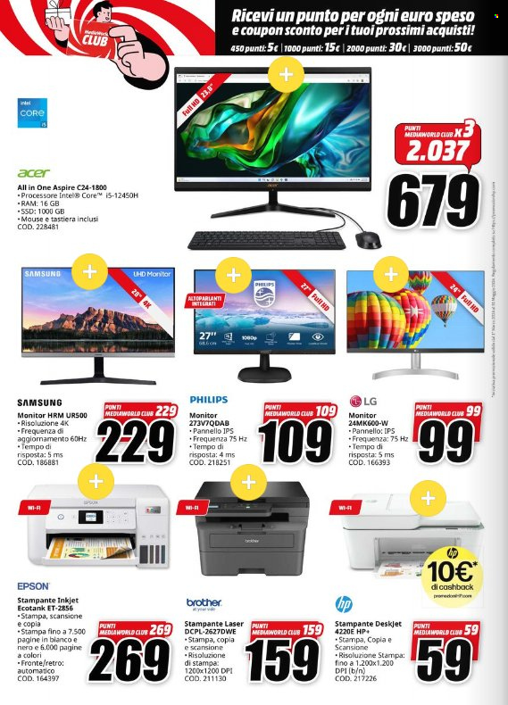 Volantino MediaWorld - 26/4/2024 - 9/5/2024. Pagina 12