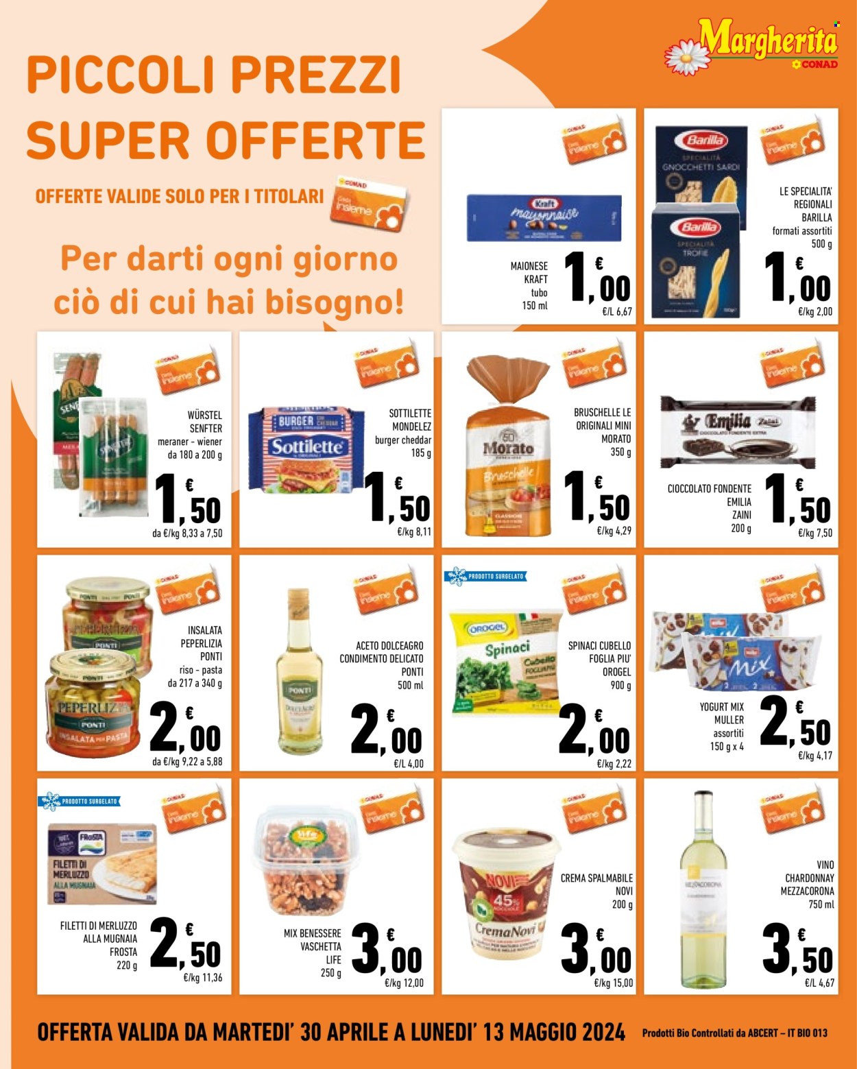 Volantino Margherita Conad - 30/4/2024 - 13/5/2024. Pagina 6
