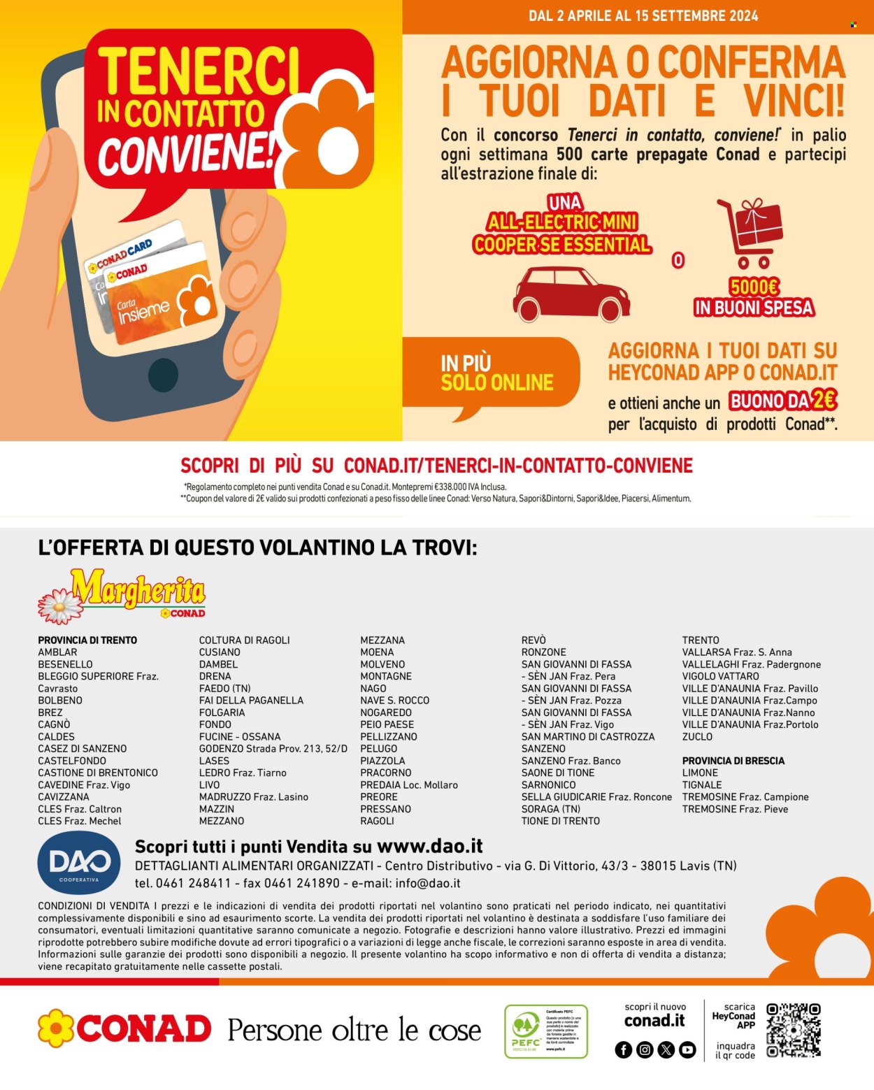 Volantino Margherita Conad - 30/4/2024 - 13/5/2024. Pagina 12