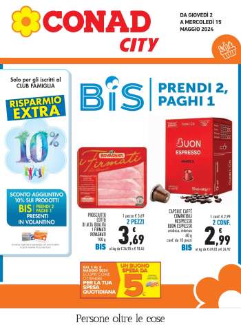 Volantino Conad City - 2/5/2024 - 15/5/2024.