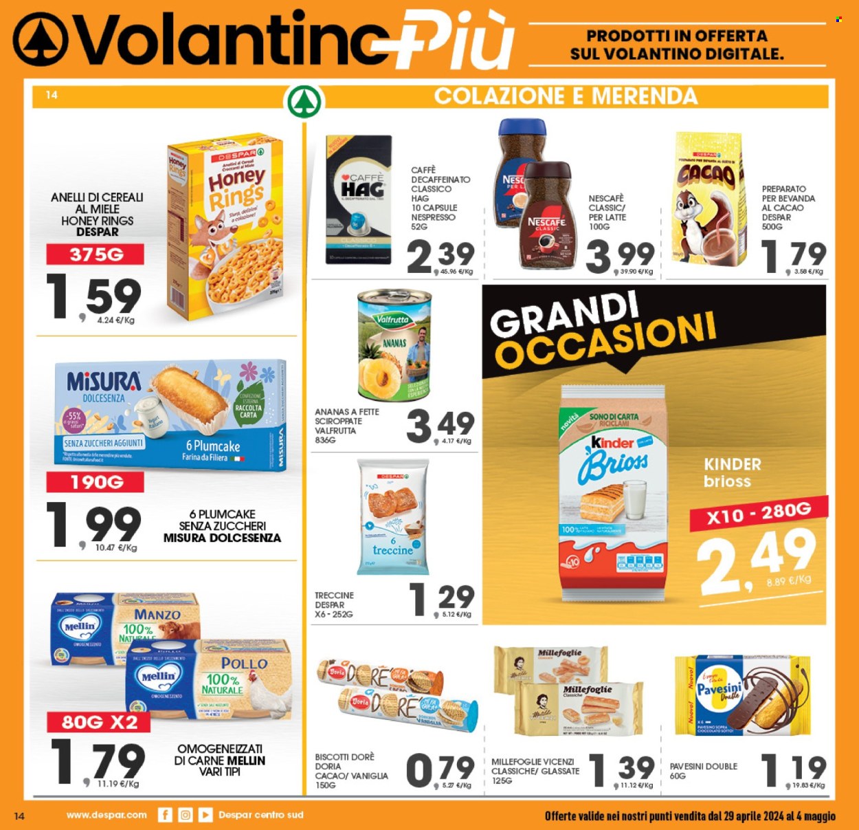 Volantino Eurospar - 29/4/2024 - 4/5/2024. Pagina 14