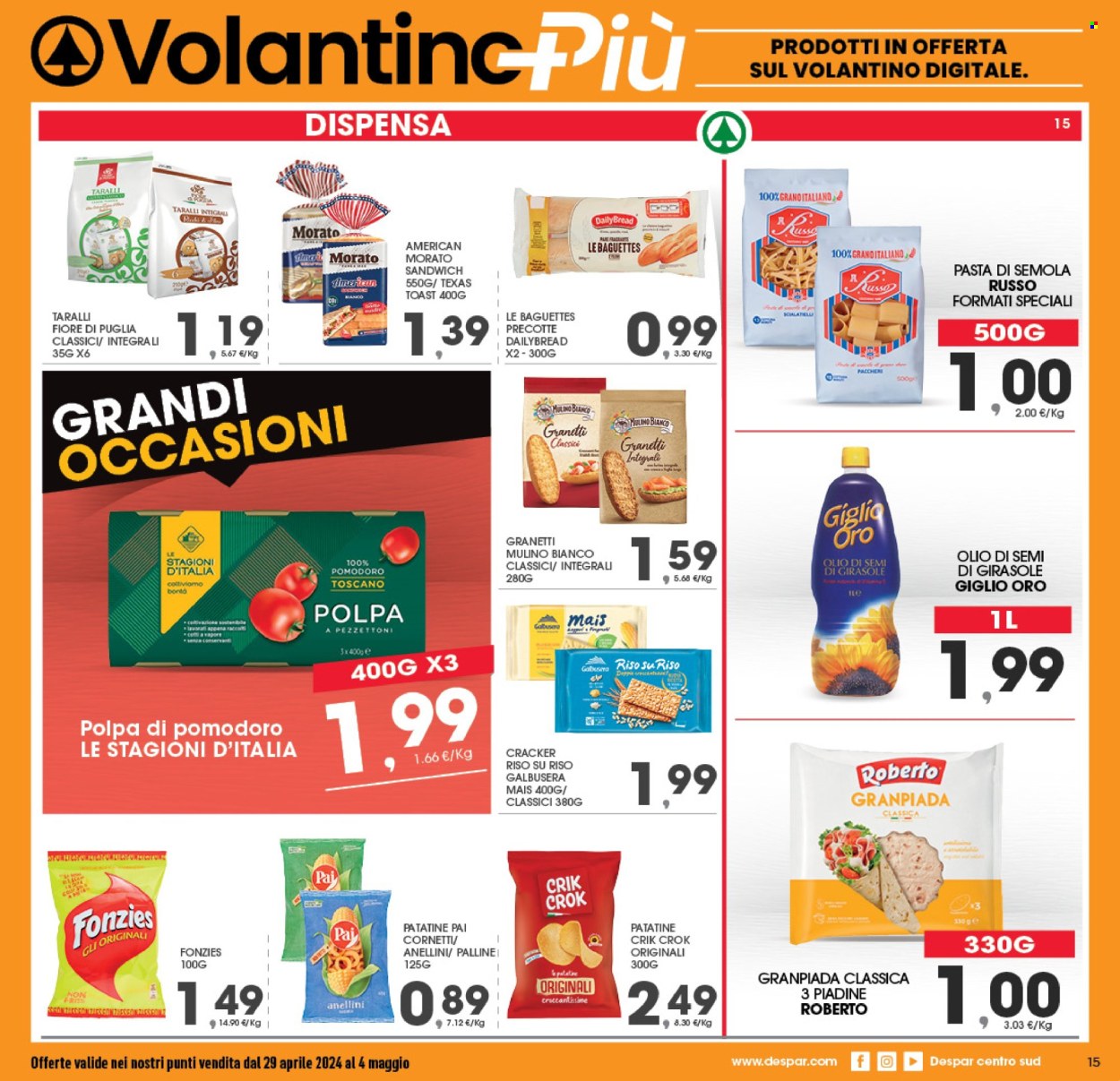 Volantino Eurospar - 29/4/2024 - 4/5/2024. Pagina 15