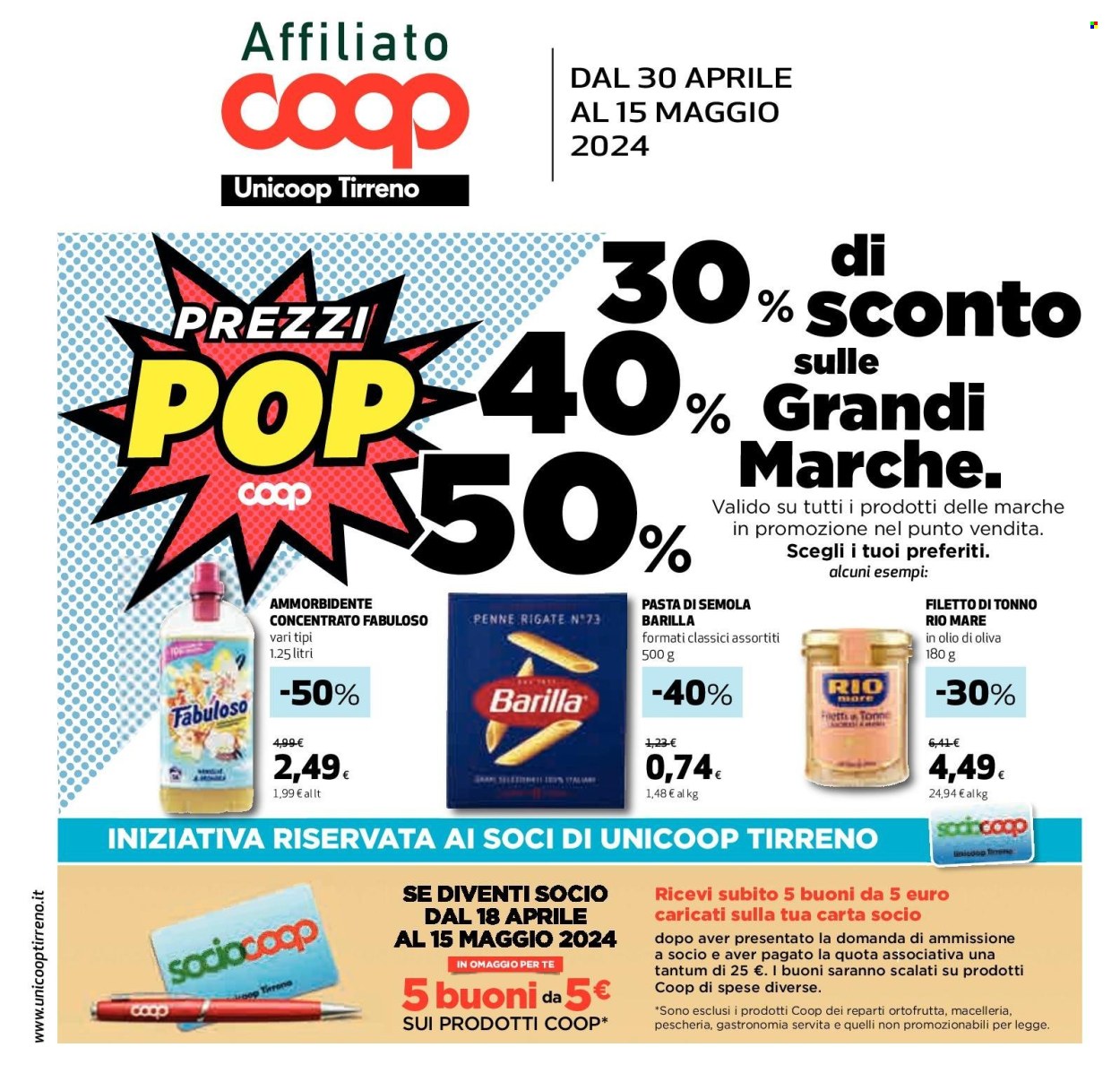 Volantino Coop - 30/4/2024 - 15/5/2024. Pagina 1