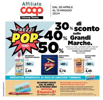 Volantino Coop - 30/4/2024 - 15/5/2024.