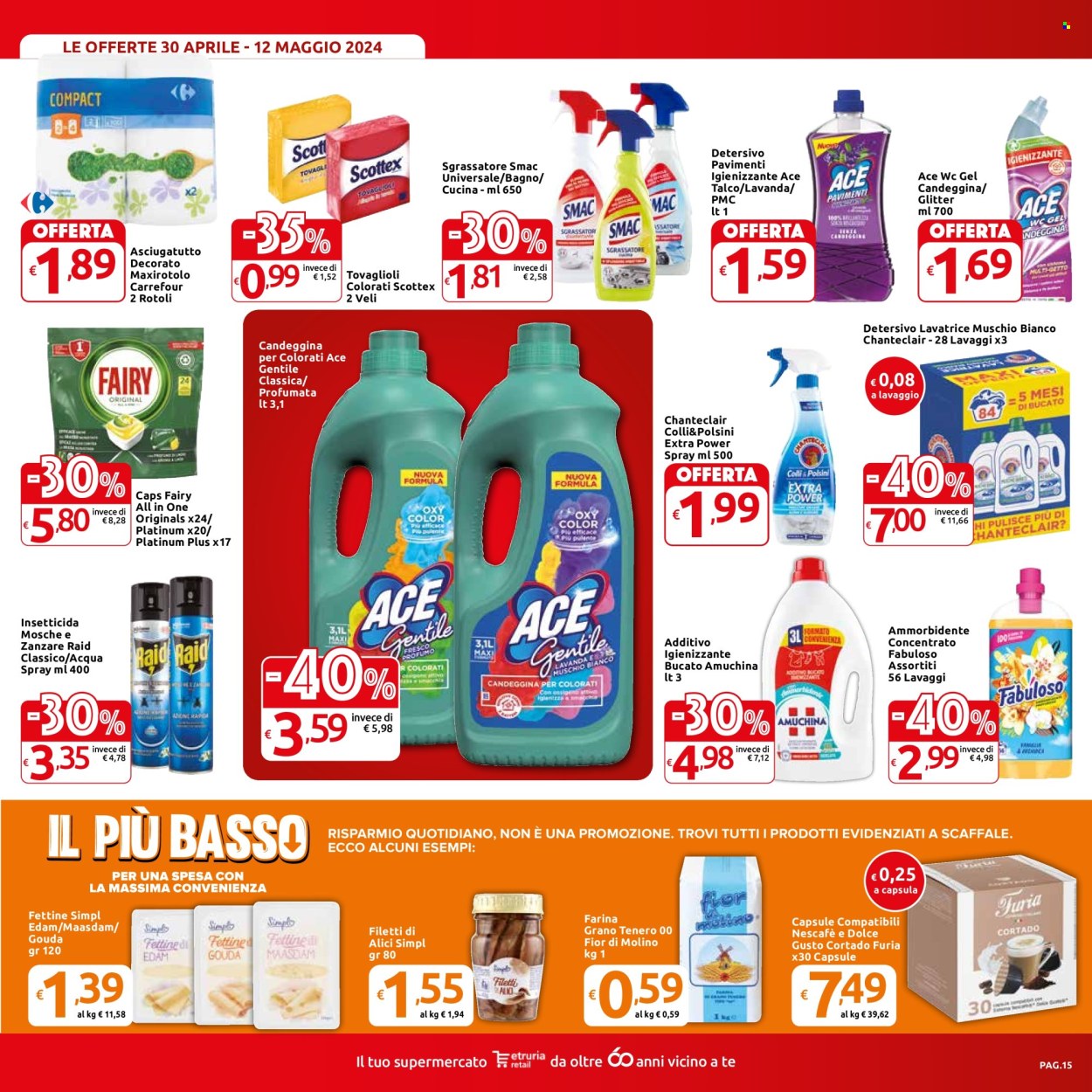 Volantino Carrefour - 30/4/2024 - 12/5/2024. Pagina 15