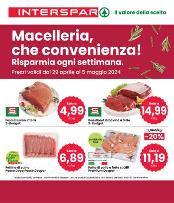 Volantino Interspar - 29/4/2024 - 5/5/2024.