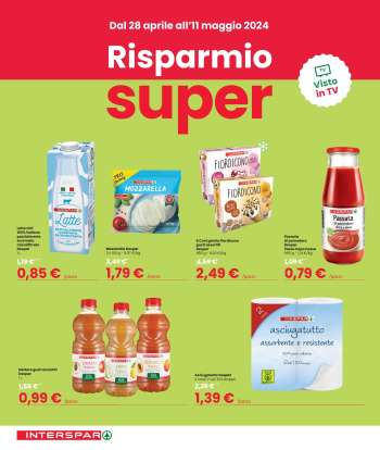 Volantino Interspar - 28/4/2024 - 11/5/2024.