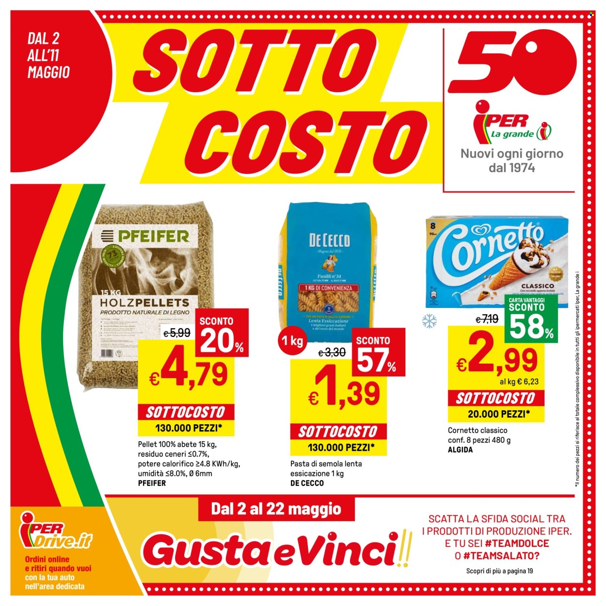 Volantino Iper, La grande i - 2/5/2024 - 11/5/2024. Pagina 1