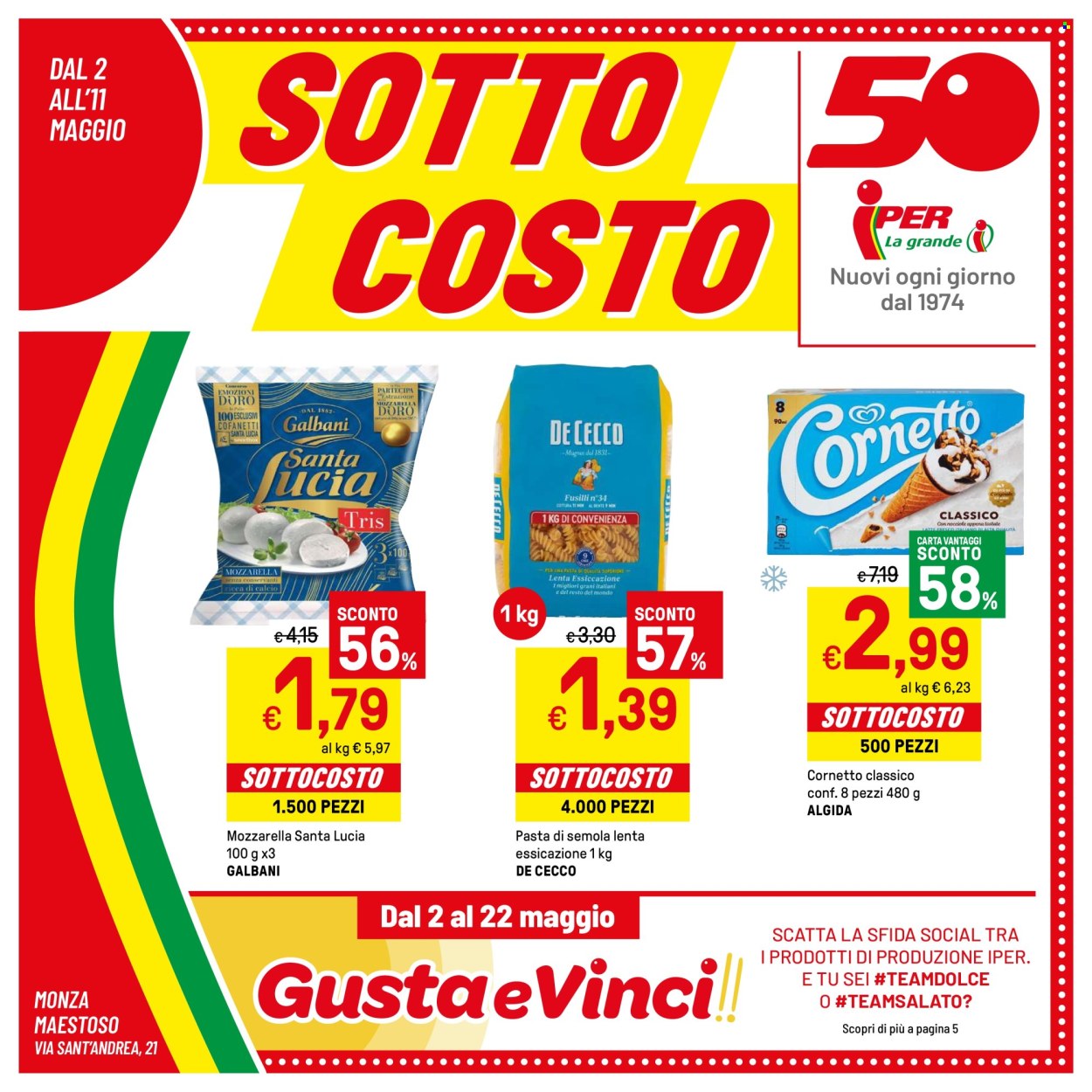 Volantino Iper, La grande i - 2/5/2024 - 11/5/2024. Pagina 1