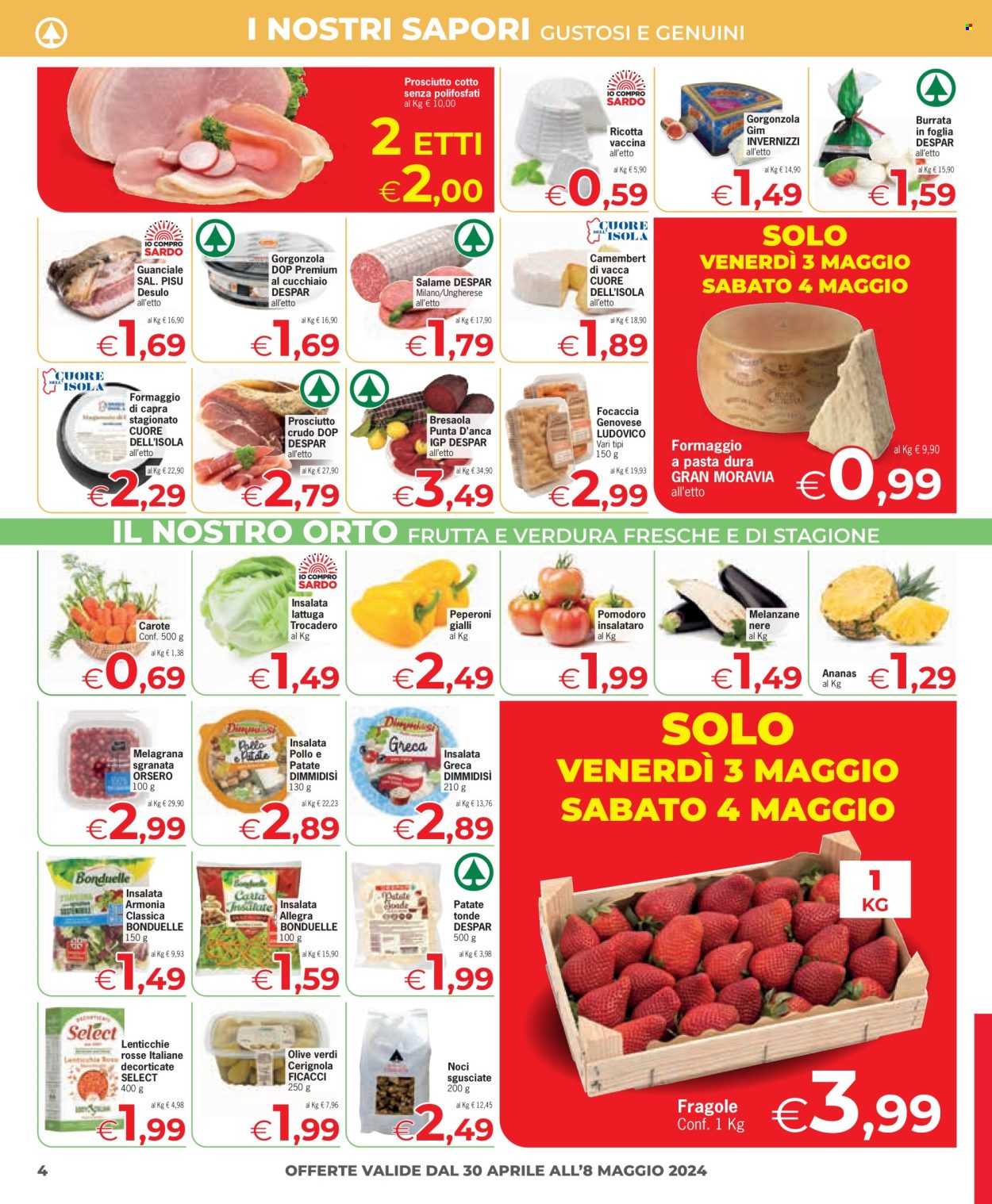 Volantino Eurospar - 30/4/2024 - 8/5/2024. Pagina 4