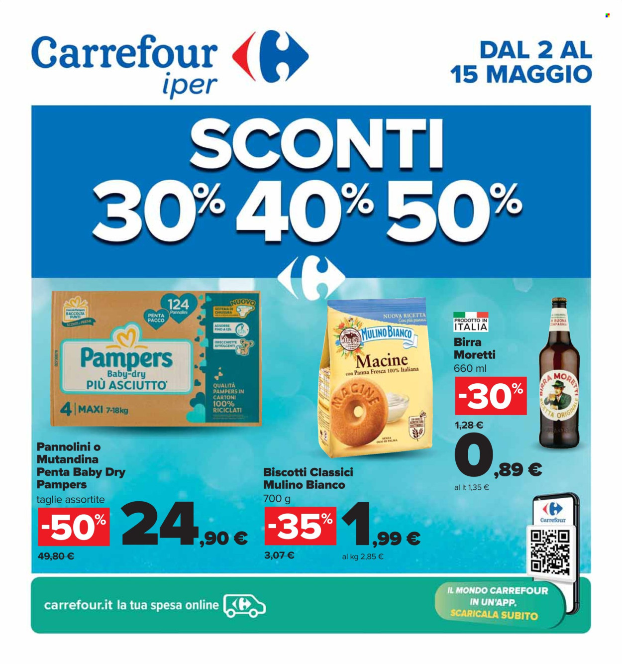 Volantino Carrefour - 2/5/2024 - 15/5/2024. Pagina 1
