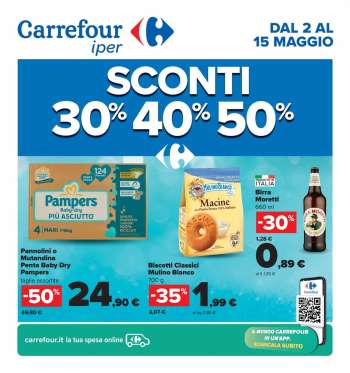 Volantino Carrefour - 2/5/2024 - 15/5/2024.