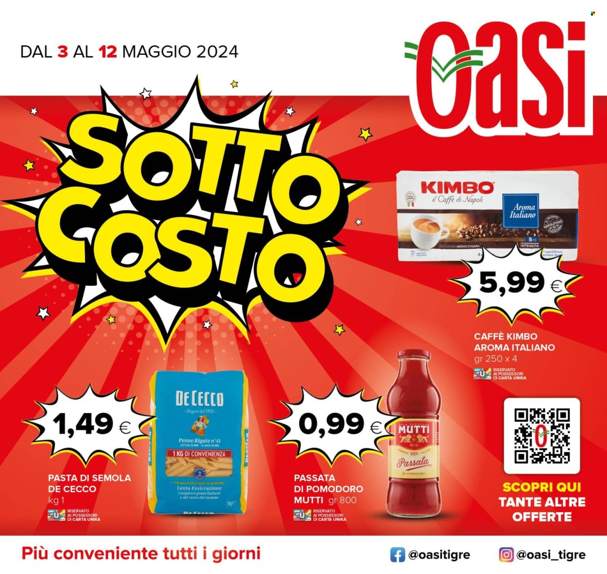 Volantino Oasi - 3/5/2024 - 12/5/2024. Pagina 1